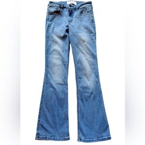 Hollister Mid-Rise Bootcut Jeans Women’s W24 Short Blue